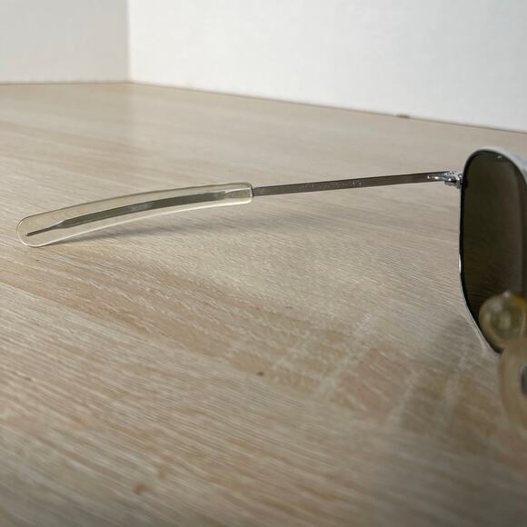 Randolph Engineering Aviator Sunglasses 5 1/2 Chrome AF-58-20 READ - Picture 7 of 15